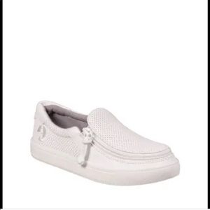 NEW BILLY Footwear ZipUp Perforated LowTop Sneaker
